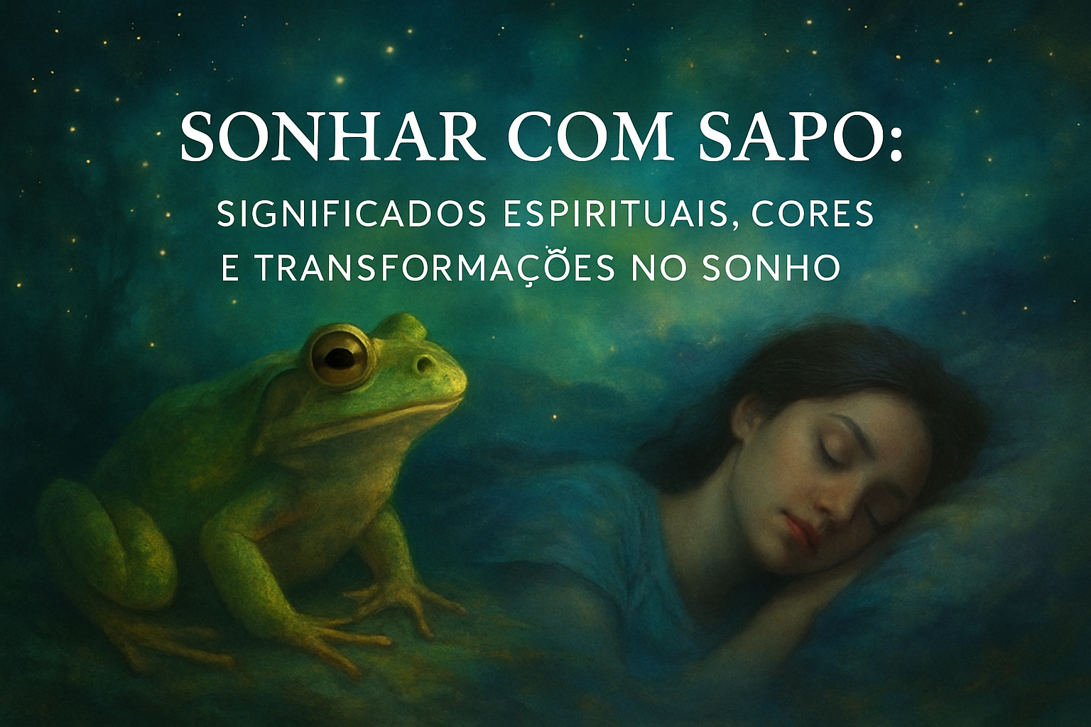sonhar com sapo