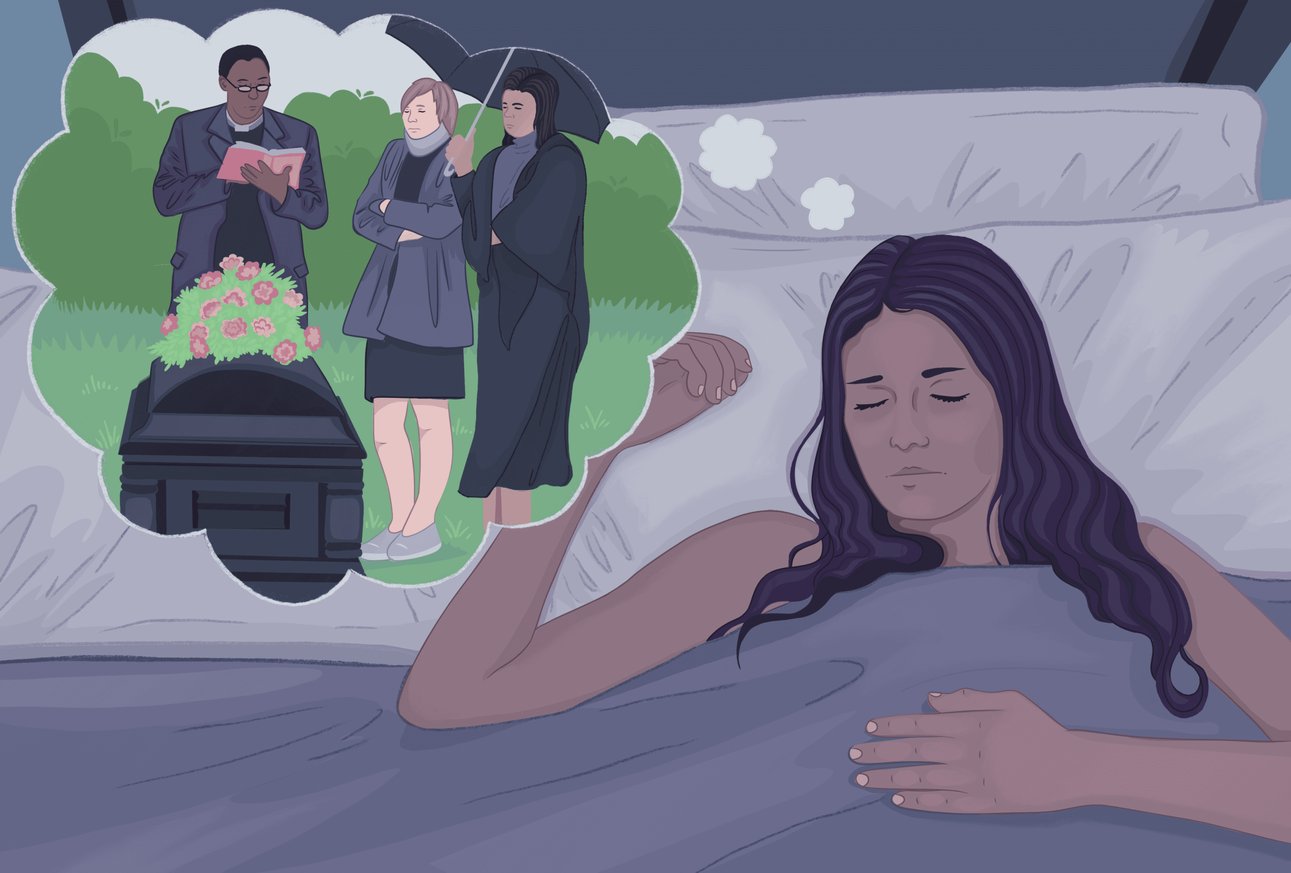 sonhar alguem morreu