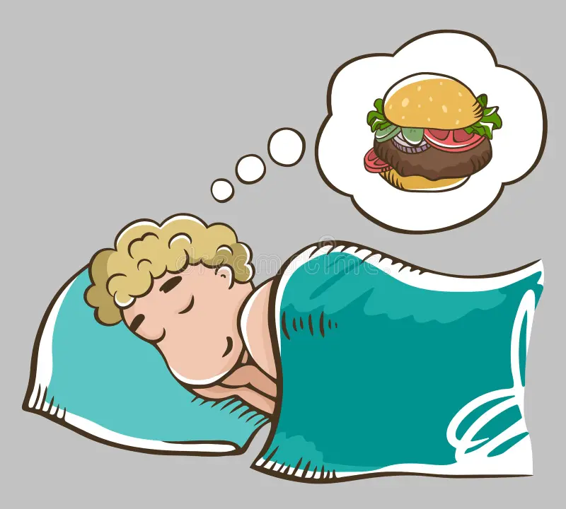 sonhar com comida