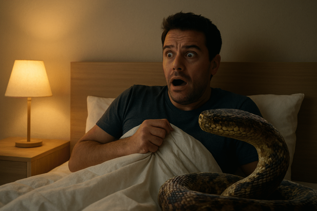 Sonhar com cobra e sentir medo