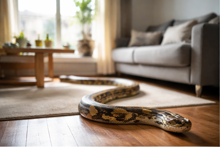 sonhar com cobra dentro de casa