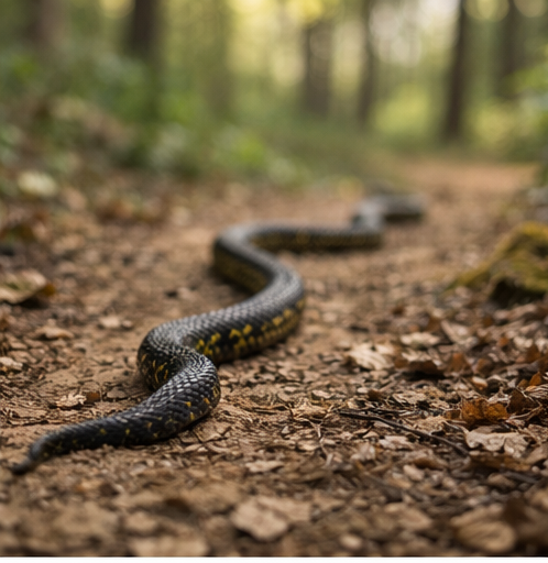 sonhar com cobra fugindo