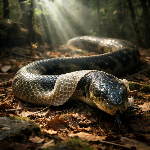 sonhar com cobra grande