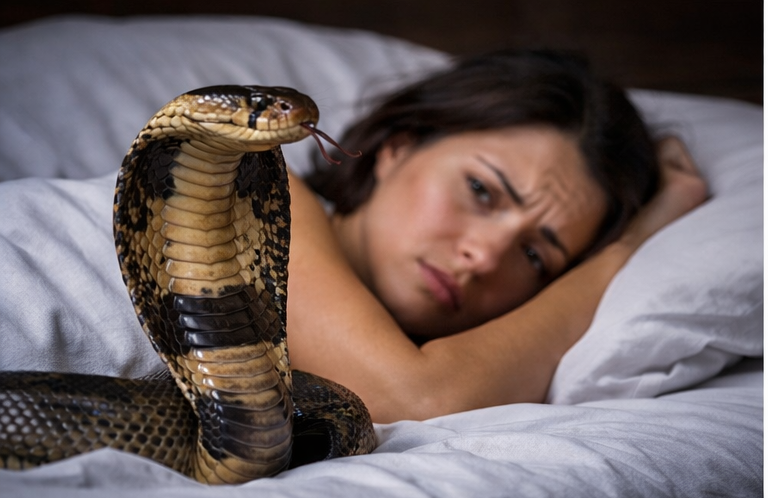 sonhar com cobra viva