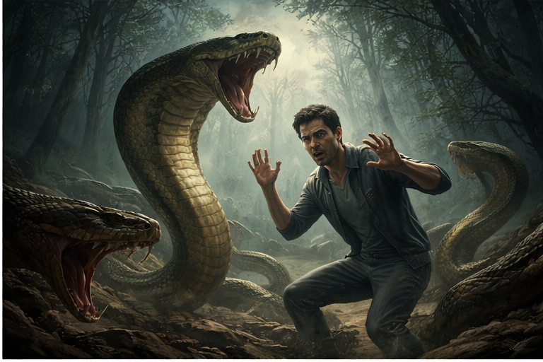 Sonho com cobra atacando uma pessoa indica sensação de ameaça e pressão psicológica