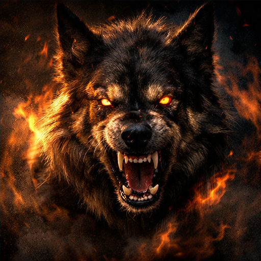 Cachorro bravo em sonho com expressão agressiva representando alerta espiritual e emocional