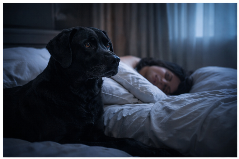 sonhar com cachorro preto