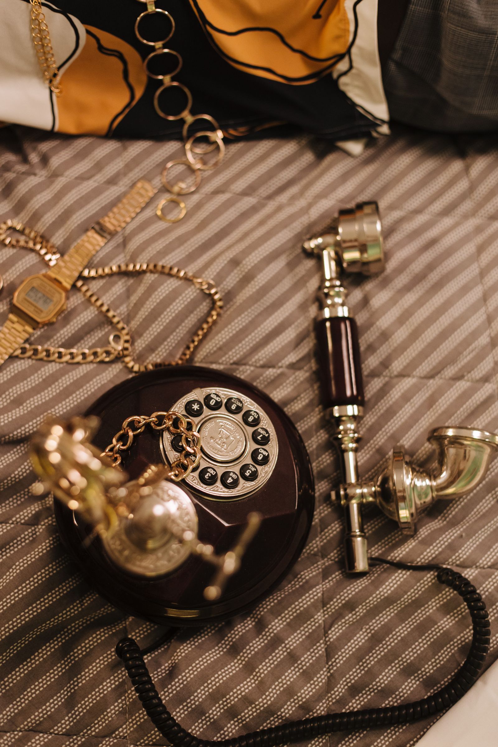 Telefone antigo de discar, imagem do sonho com telefone tocando